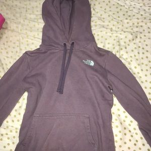 North Face light purple hoodie